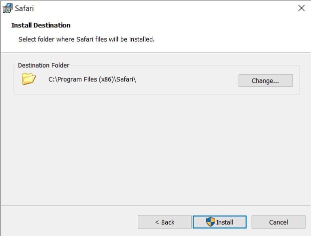 Setting Up Install Destination