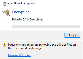 Encryption in progress