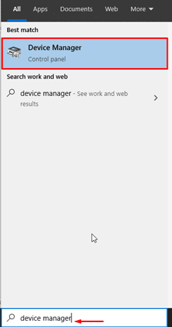 Opening Device Manager