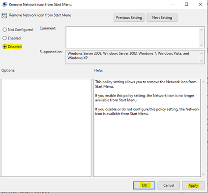 Setting Wi-Fi Icon Status