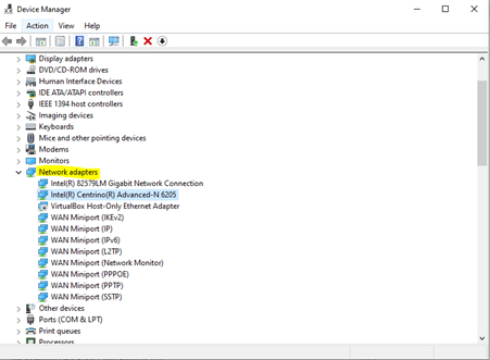 Updating the Wireless Adapter Driver