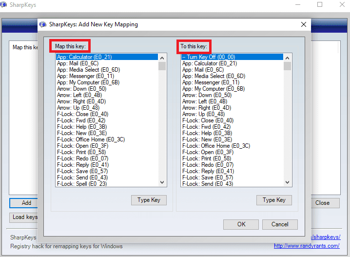 Adding New Key Mapping