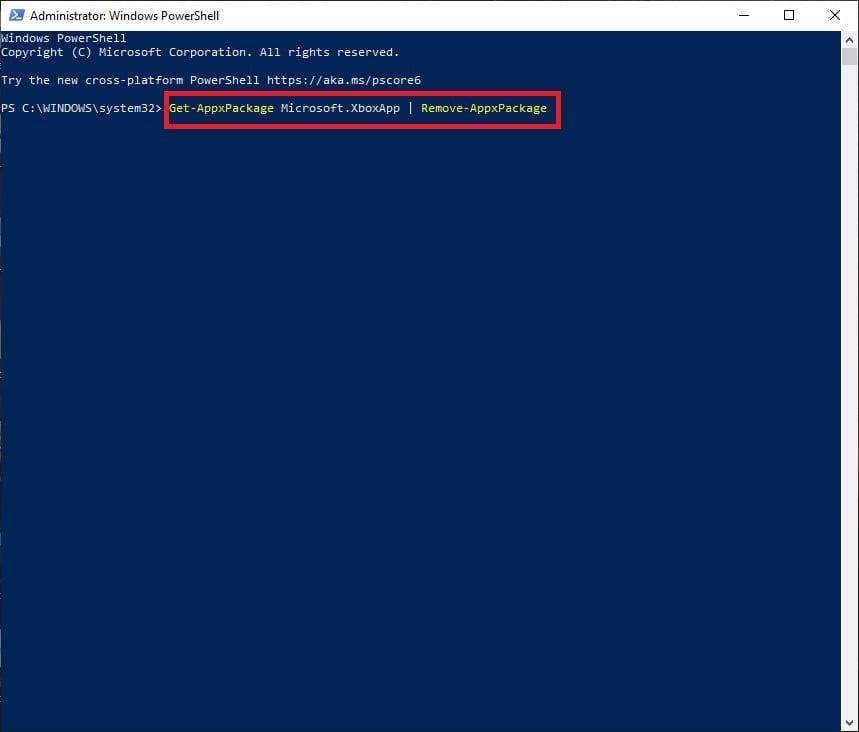 Pasting Command on PowerShell prompt