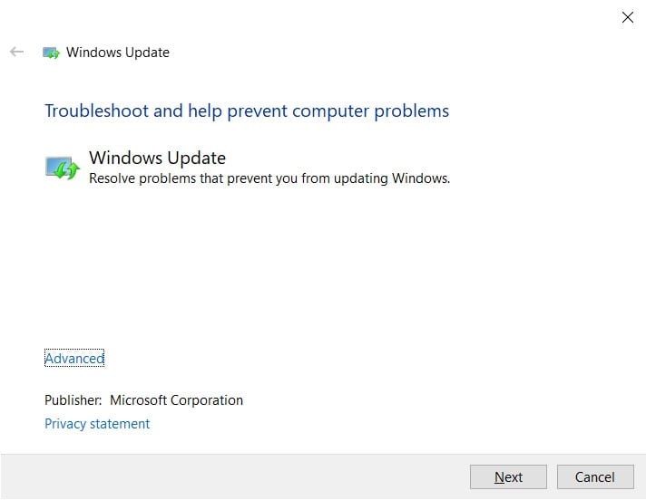 Troubleshooting Windows Update