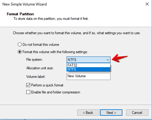 Partition file system