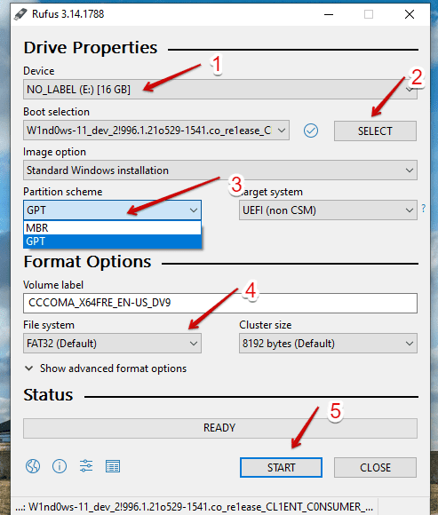 Creating-boot able-usb-drive-with-Rufus