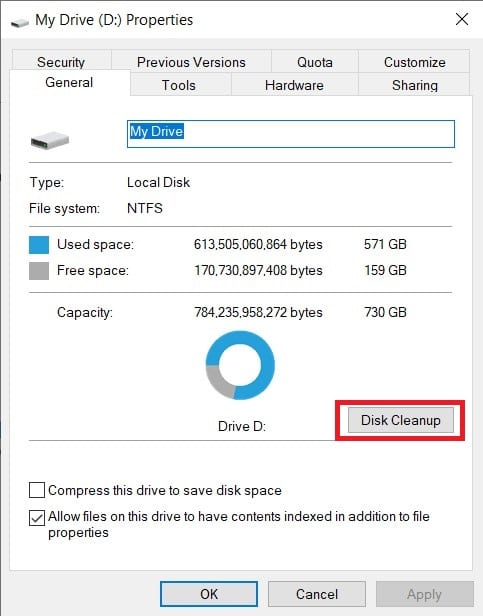 Disk Cleanup