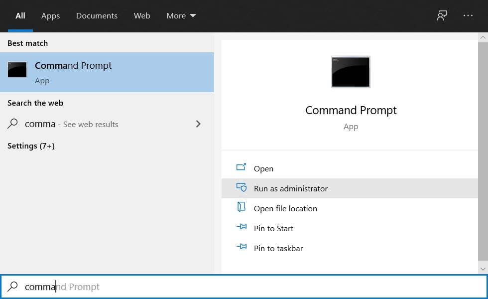Run Command Prompt as Admin