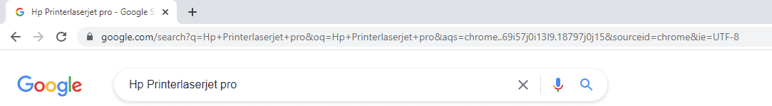 Search for printer name