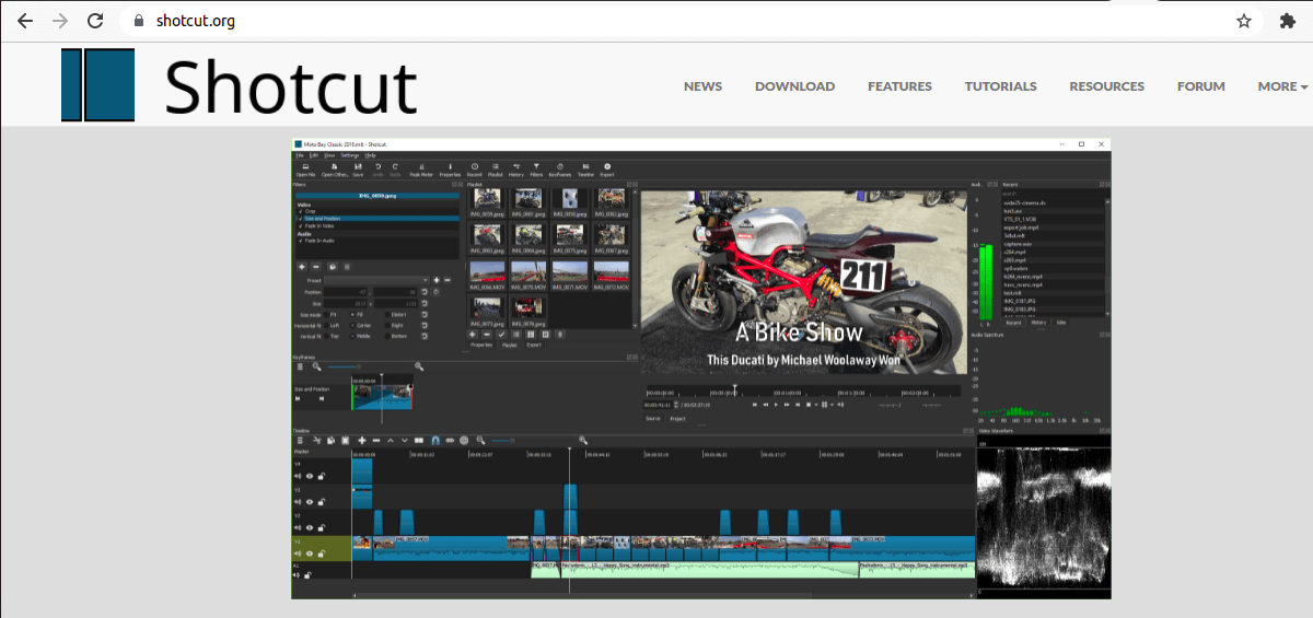 Shotcut video editor