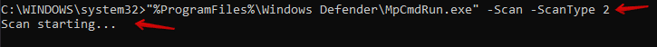 Windows-defender-scanning