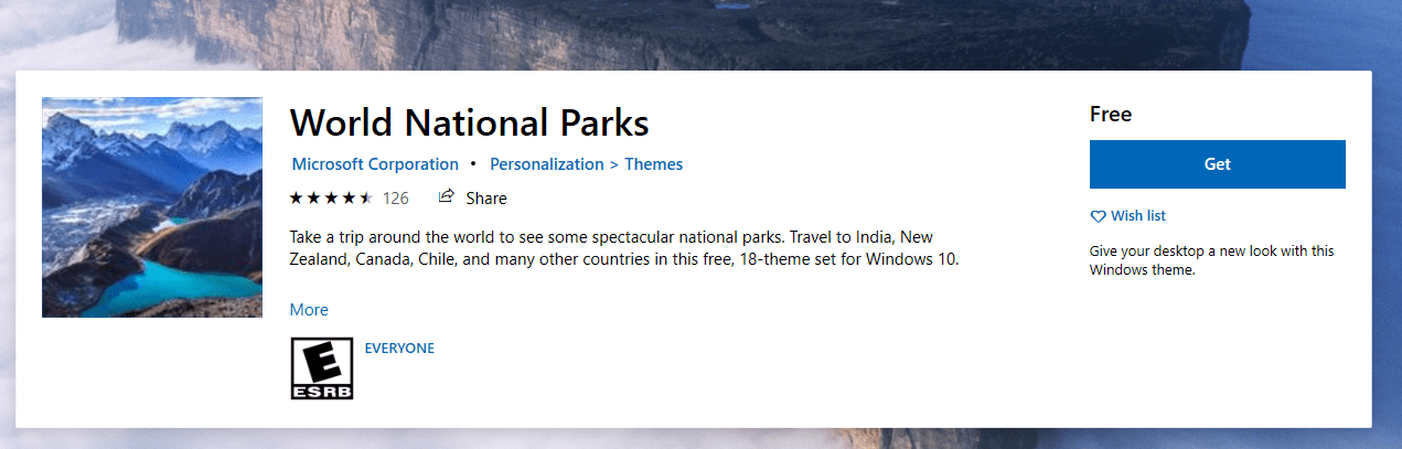 world national parks
