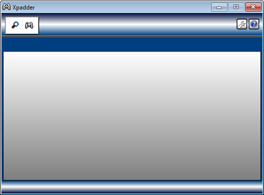 Xpadder Welcome Screen