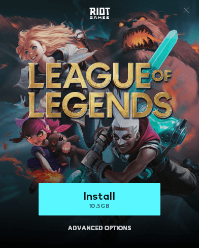 league of legends installer file 