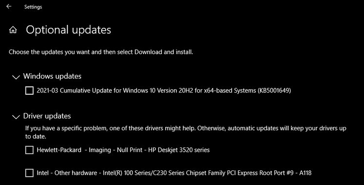 handling driver updates in windows 10