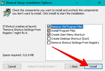 Installing Shotcut video editor