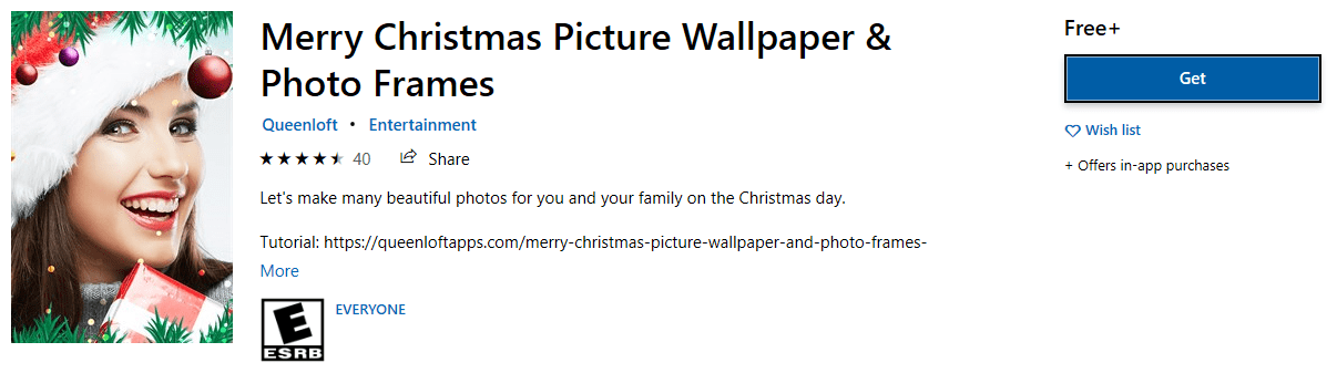 Merry Christmas Picture Wallpaper and Photo Frames
