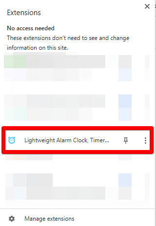 Lightweight Alarm Clock Timer Countdown installed