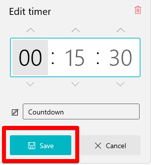 Optimizing the timer