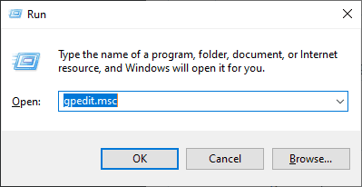 open the run dialog box and type in the command below