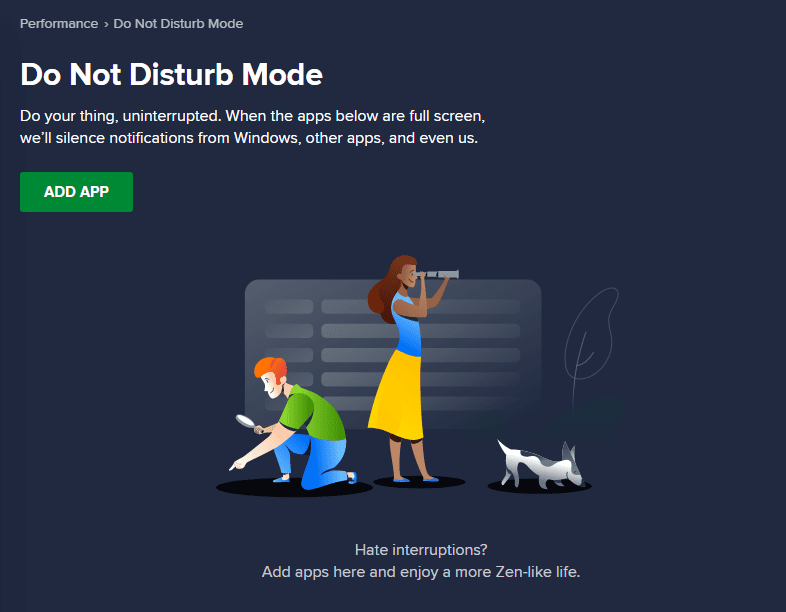 Avast Do Not Disturb Mode