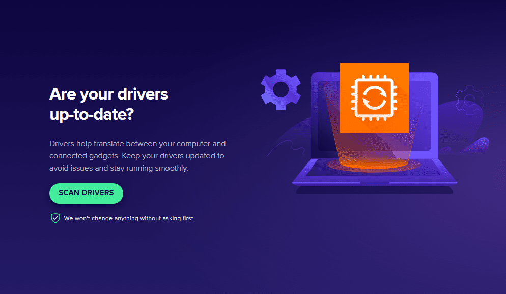 Avast Driver Updater interface