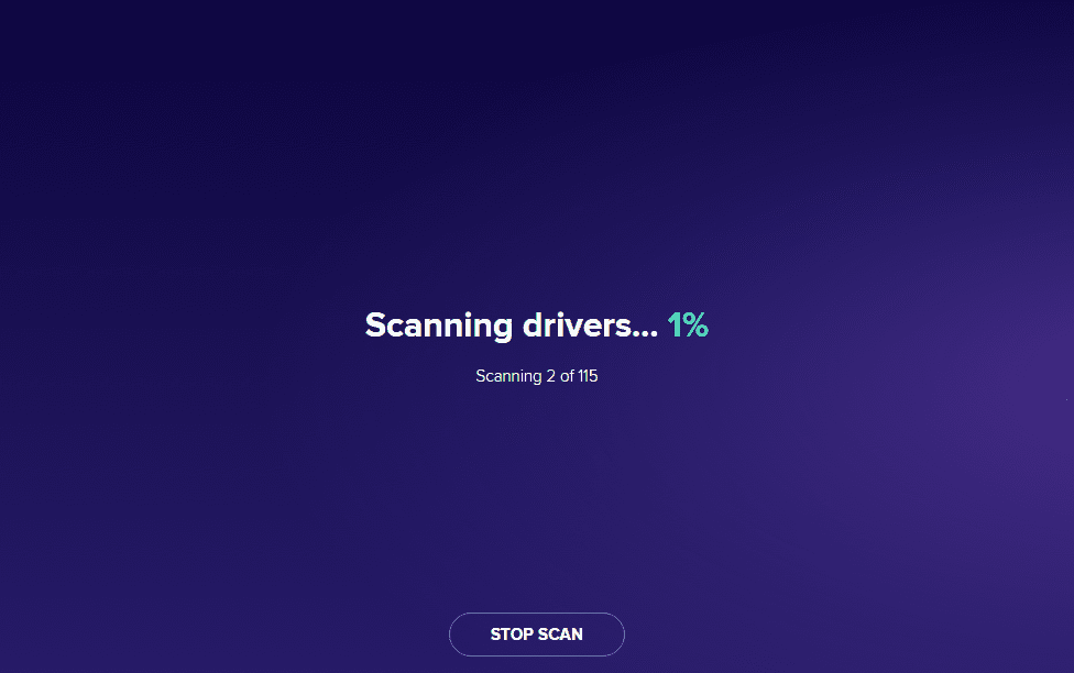 Scanning the drivers