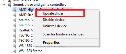 update driver