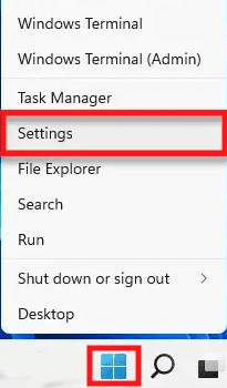 start menu settings