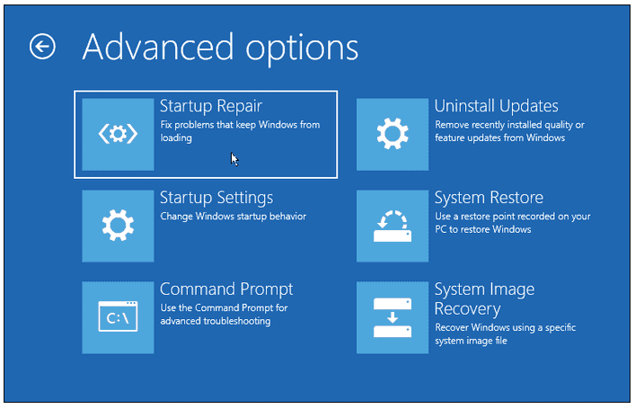 advanced options