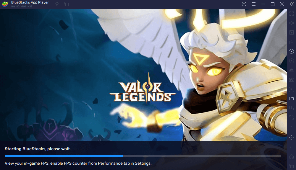 Trying Valor Legends in BlueStacks X