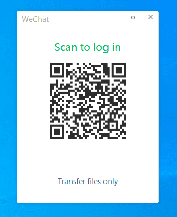 wechat desktop interface