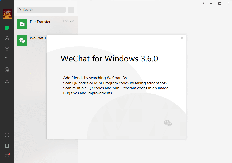 wechat on windows