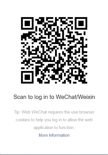 scan to login to wechat