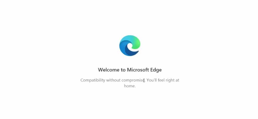 Microsoft Edge installed