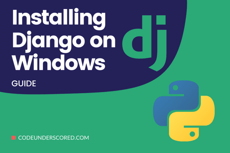 How to install Django on Windows