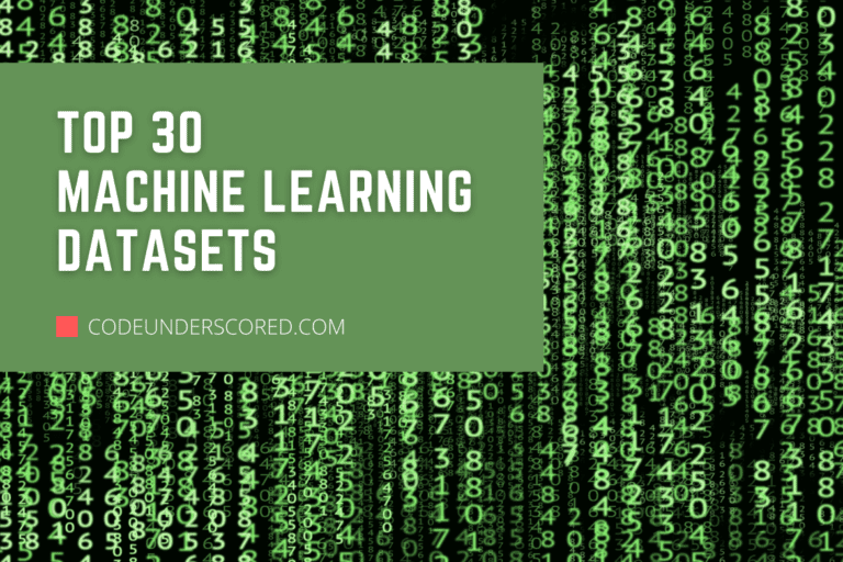 Top 30 datasets for machine learning