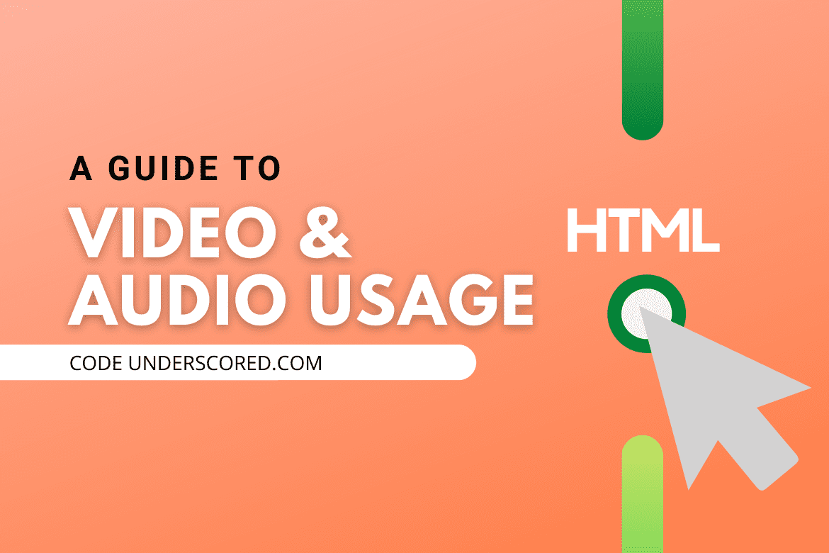 video and audio usage html