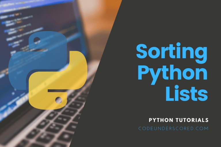 Sorting Lists in Python