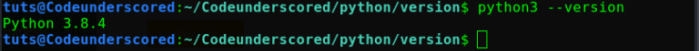 How to Check Python Version in Linux | Code Underscored
