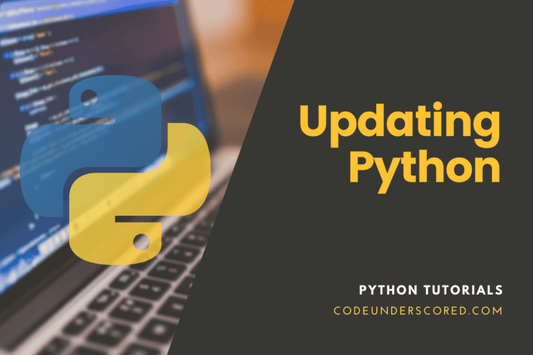 How to update Python