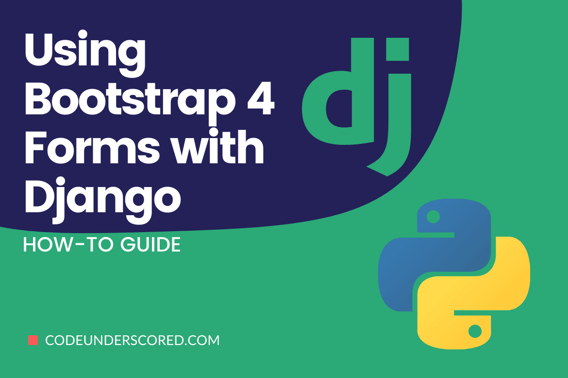 bootstrap 4 forms with Django