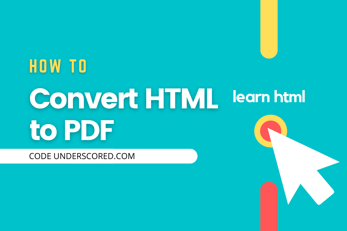 convert HTML to PDF