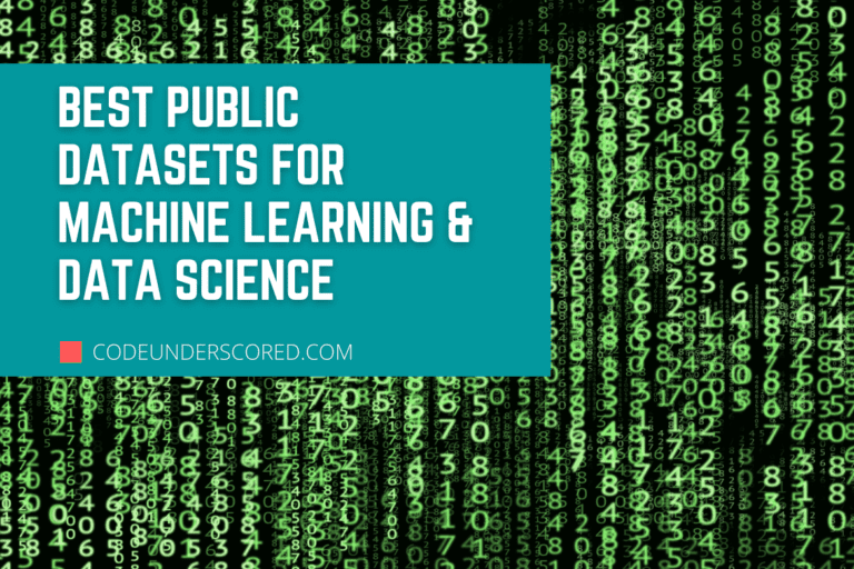 Best Public Datasets for Machine Learning and Data Science