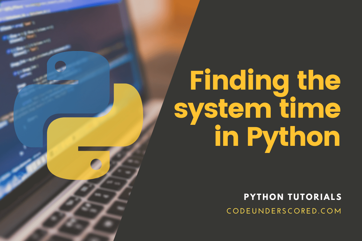 find system time Python