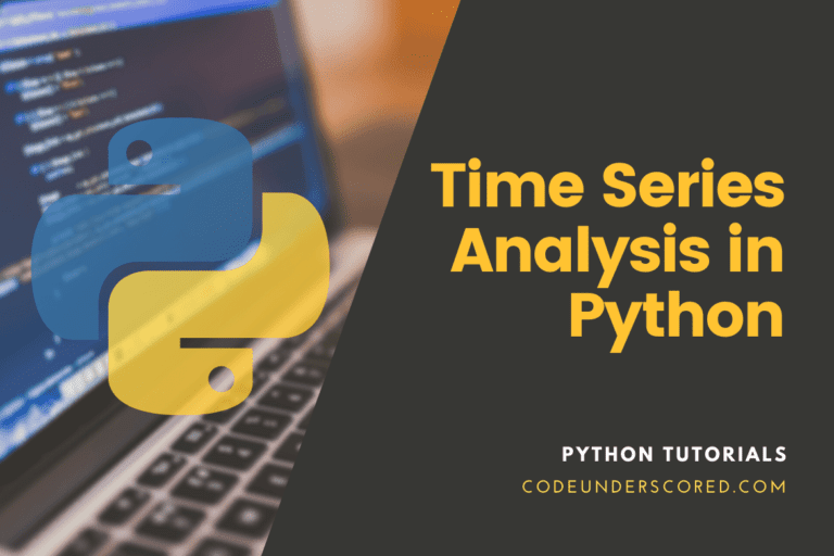 Time Series Analysis in Python