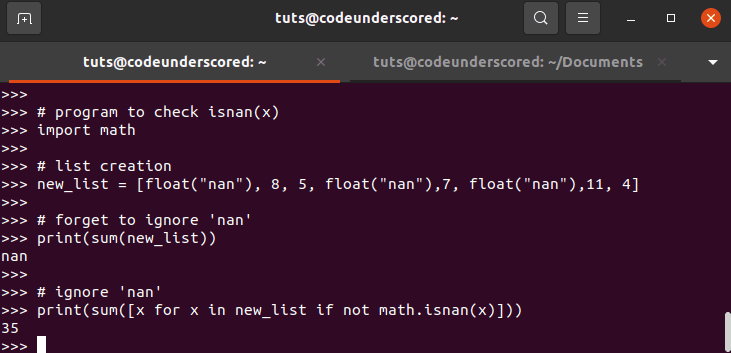 How to sum a list in Python | Code Underscored