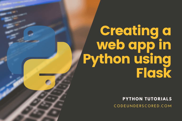 How to create a web app in Python using Flask