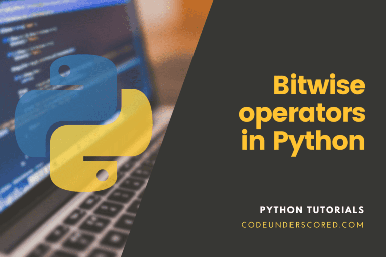 Bitwise operators in Python