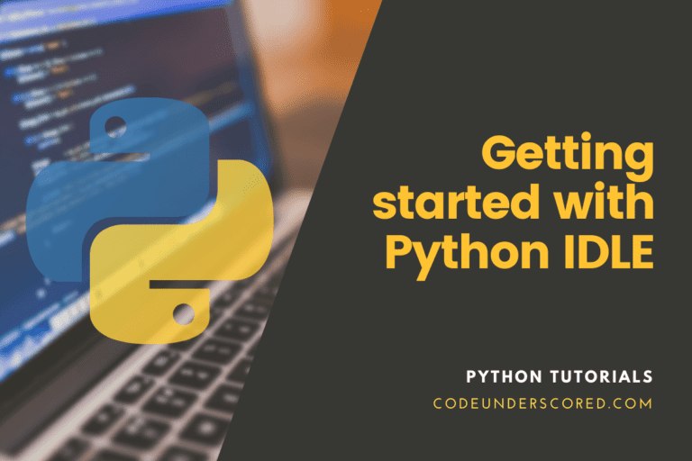Getting started with Python IDLE
